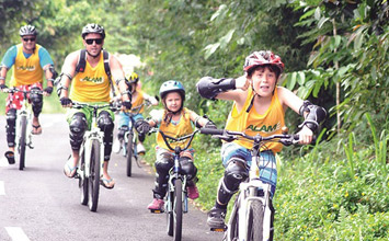bali rafting and cycling tour